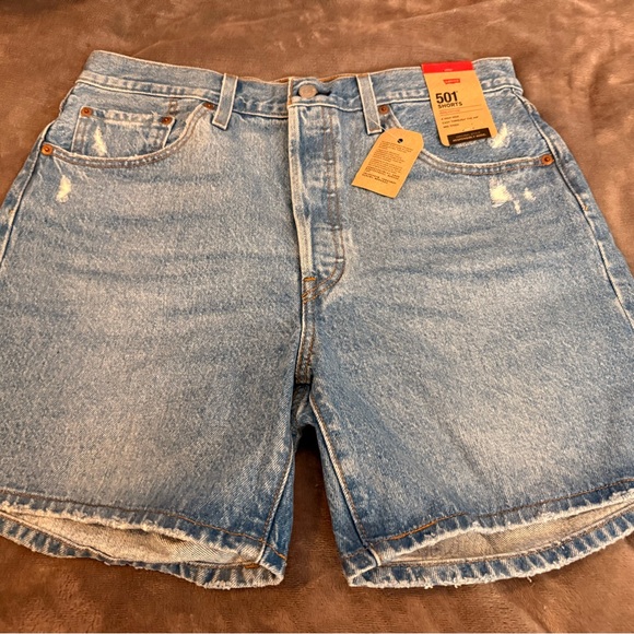 NWT Levi’s 501 High Rise Shorts – Size 32 - Picture 5 of 7